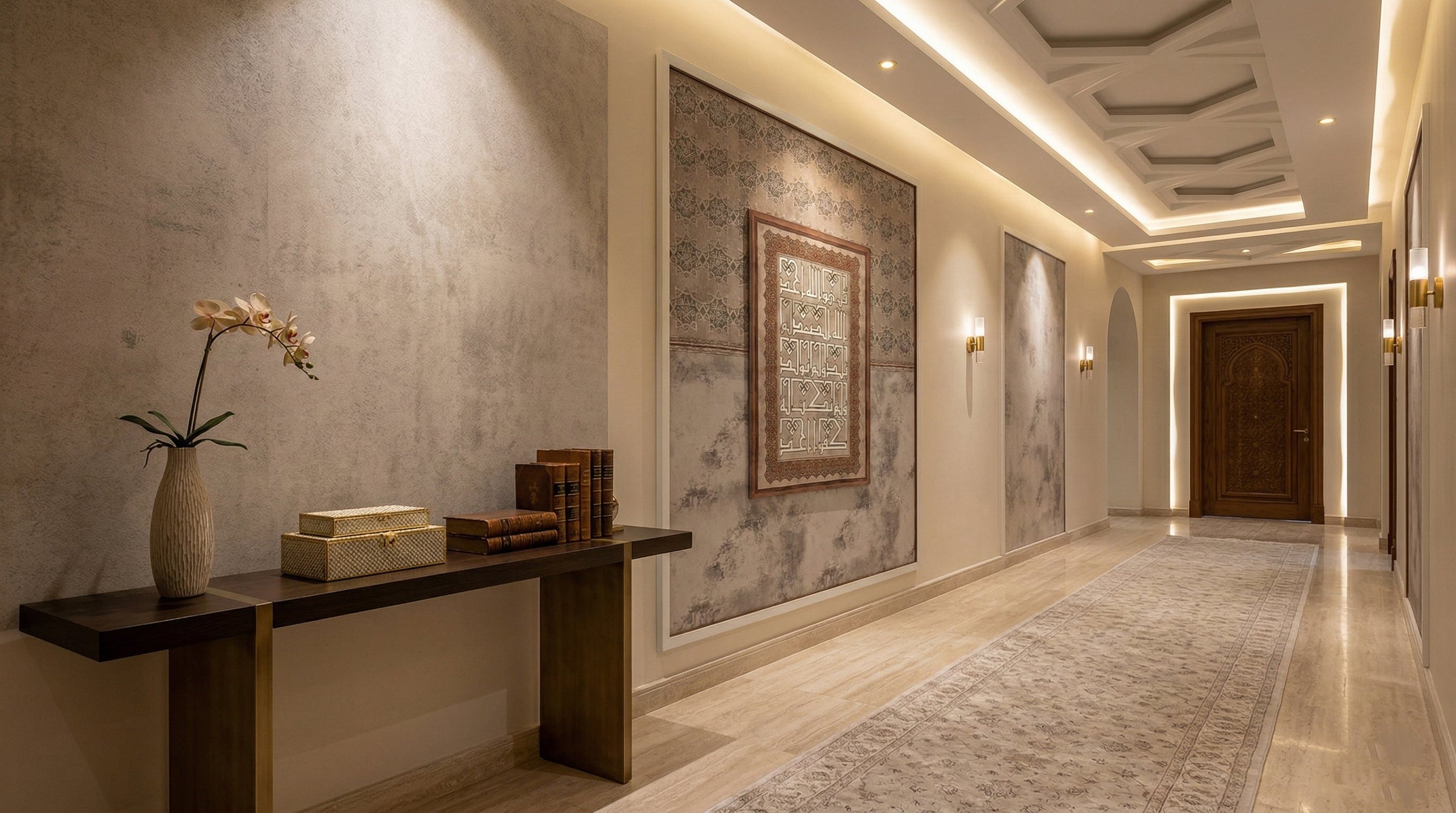 Illuminating Spaces: The Artistry of Islamic Calligraphy on Wall Panels