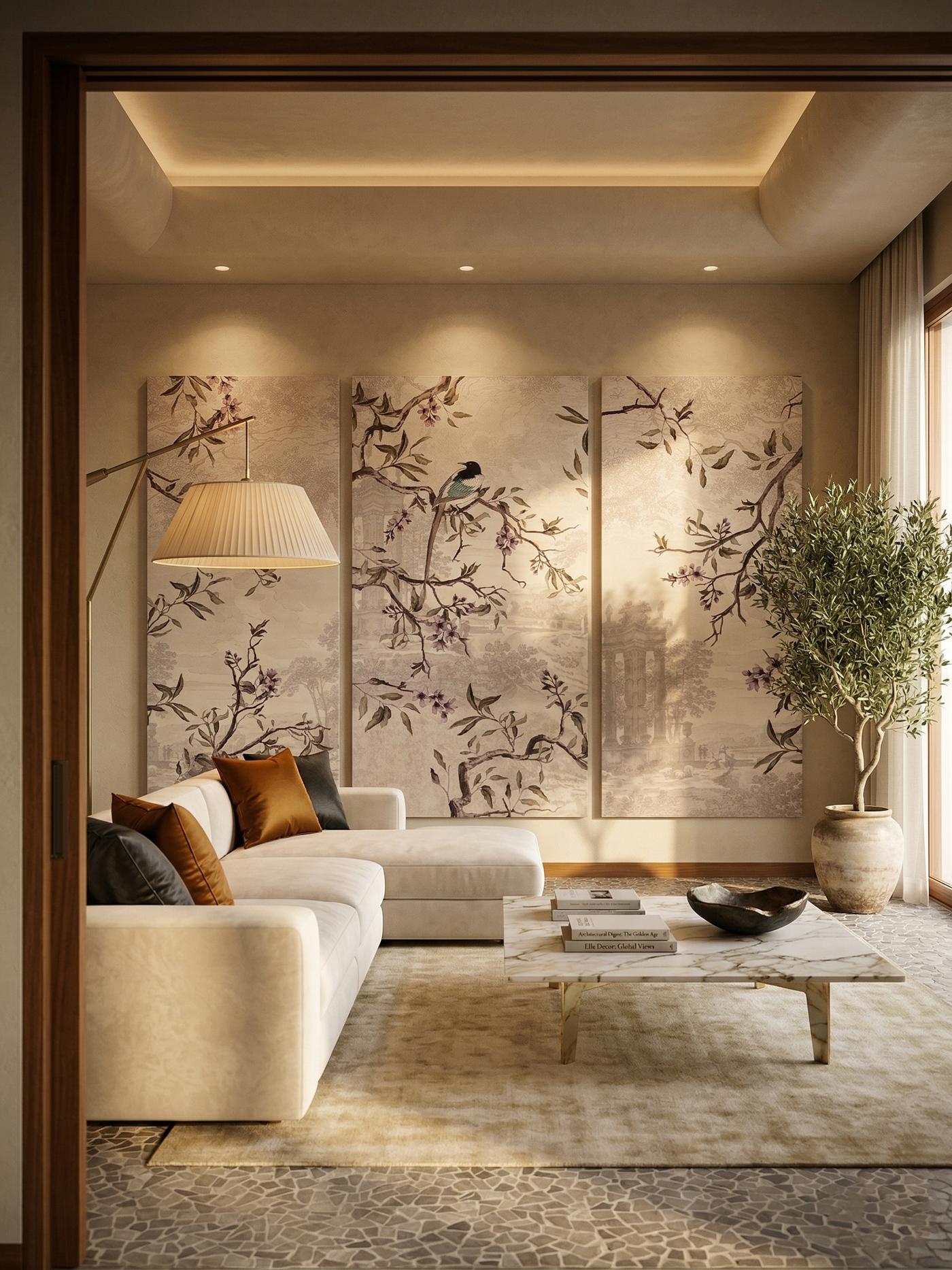 Serenity in Botanical Elegance