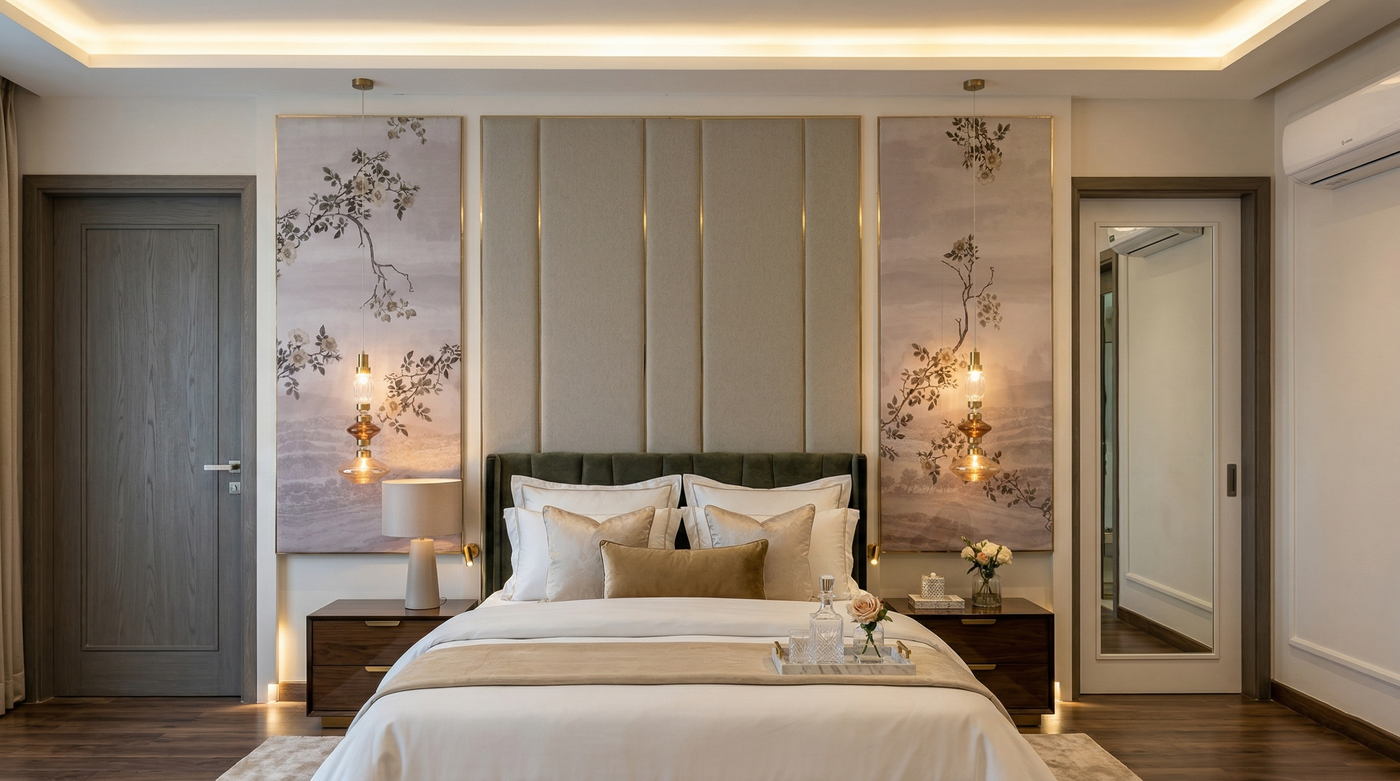 Refined Bedroom Elegance — A Hotel-Inspired Luxury Panel