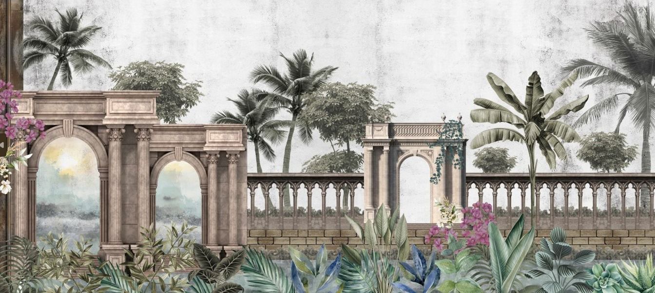 Tropical Grandeur Meets Classical Elegance