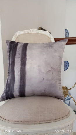 Midnight Brush Stroke Cushion