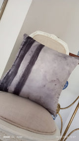 Midnight Brush Stroke Cushion